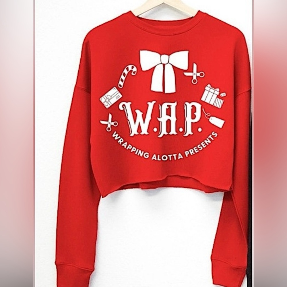 Sweatshirt WAP, red Large